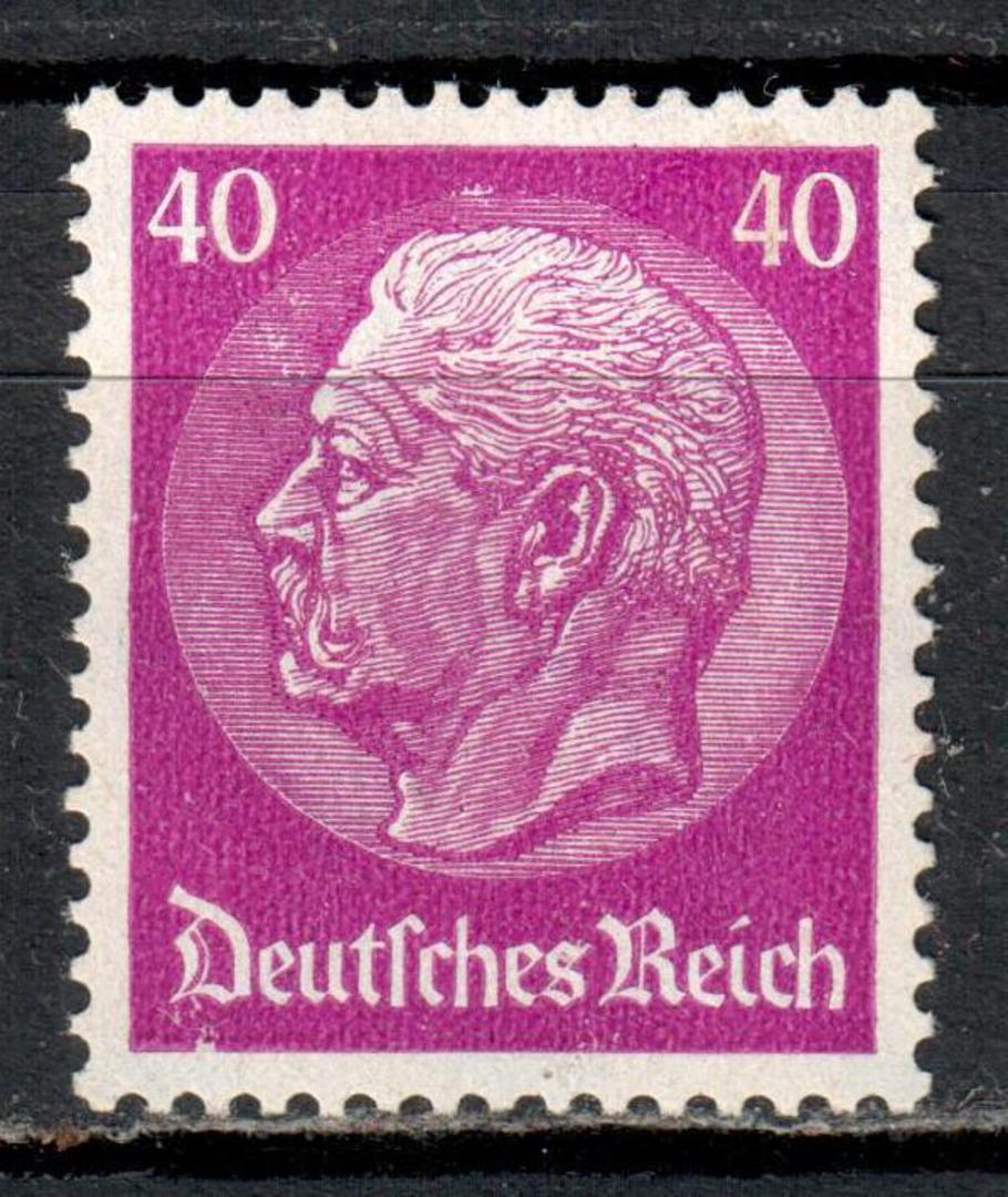 GERMANY 1933 Definitive 40pf Bright Purple. Watermark Mesh. - 72090 - UHM image 0