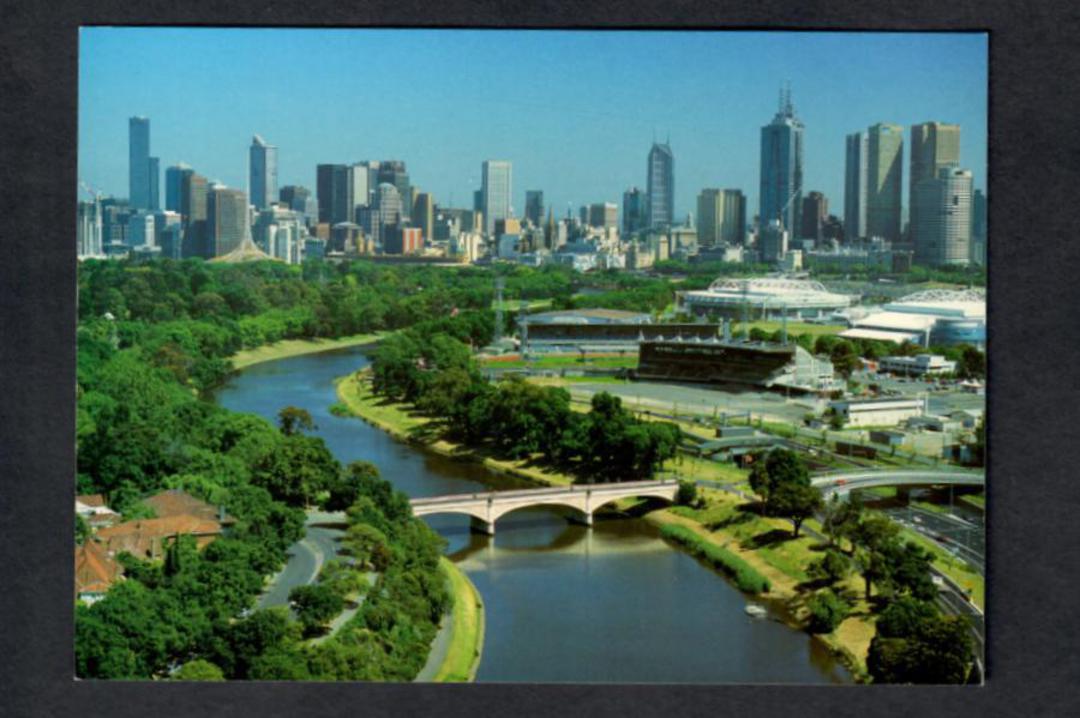 AUSTRALIA Modern Coloured Postcard of Yarra River Melbourne. - 444803 - Postcard image 0