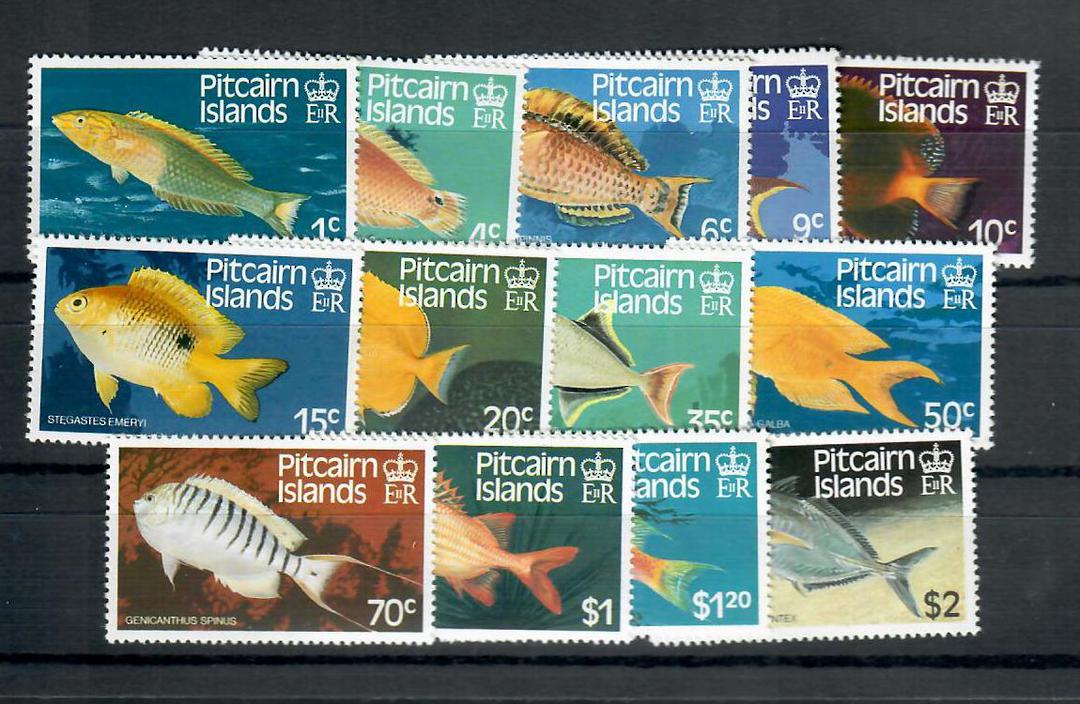 PITCAIRN ISLANDS 1984 Fish. First series. Set of 13. - 20599 - UHM image 0