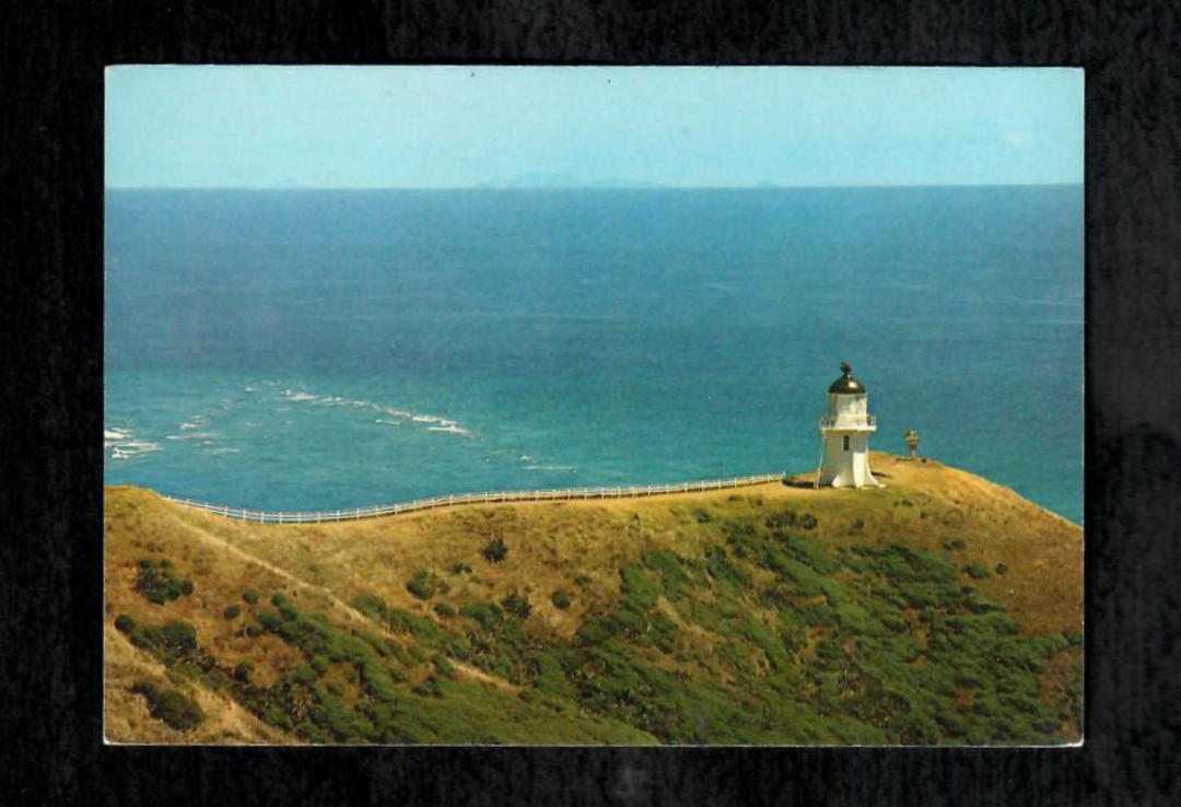 Modern Coloured Postcard by Gladys Goodall of Cape Reinga Lighthouse. - 444528 - Postcard image 0