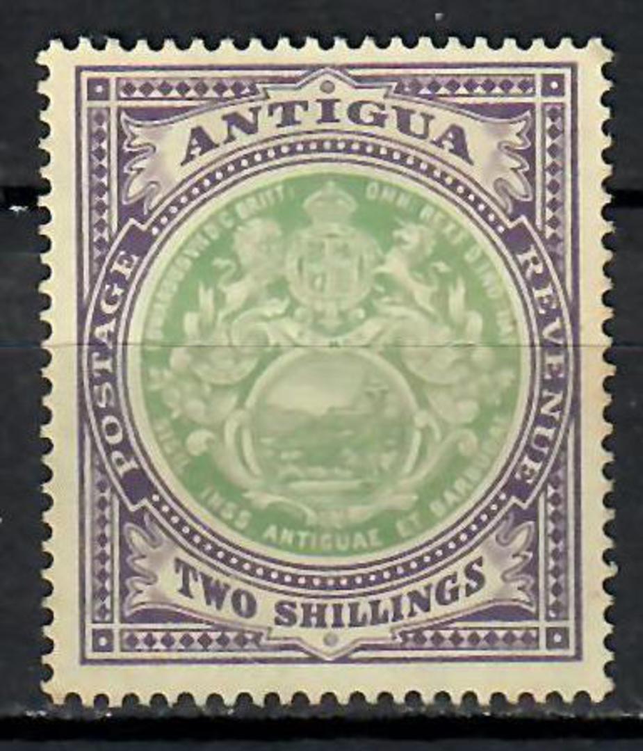ANTIGUA 1908 Definitive 2/- Grey-Green and Violet. - 70969 - MNG image 0