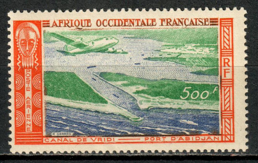 FRENCH WEST AFRICA 1951 Definitive Air 500fr Multicoloured. - 90467 - UHM image 0