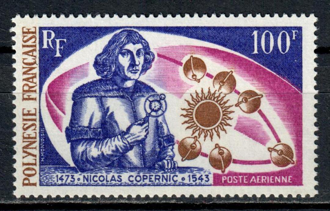 FRENCH POLYNESIA 1973 500th Anniversary of the Birth of Nicholas Copernicus. - 75384 - UHM image 0