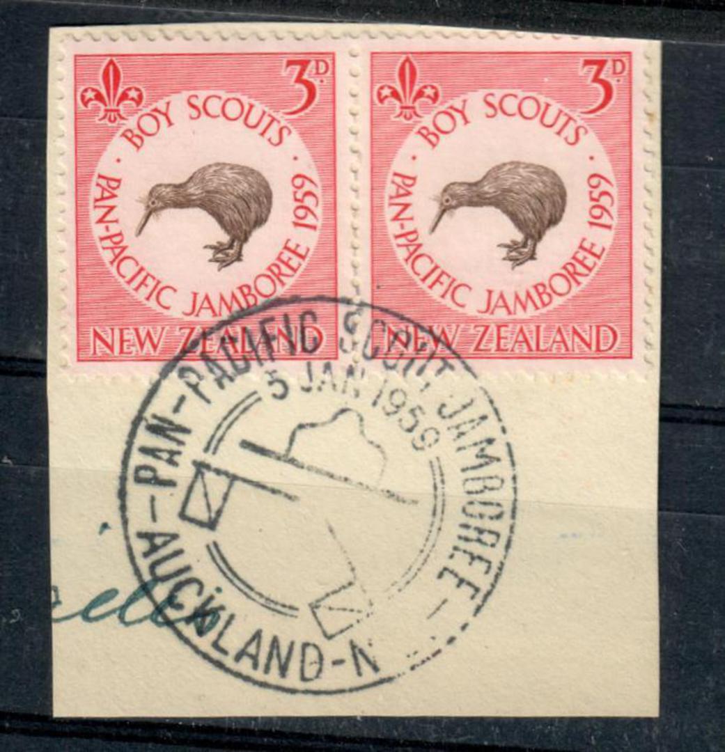 NEW ZEALAND 1959 Postmark Pan Pacific Scout Jamboree. - 21262 - Postmark image 0