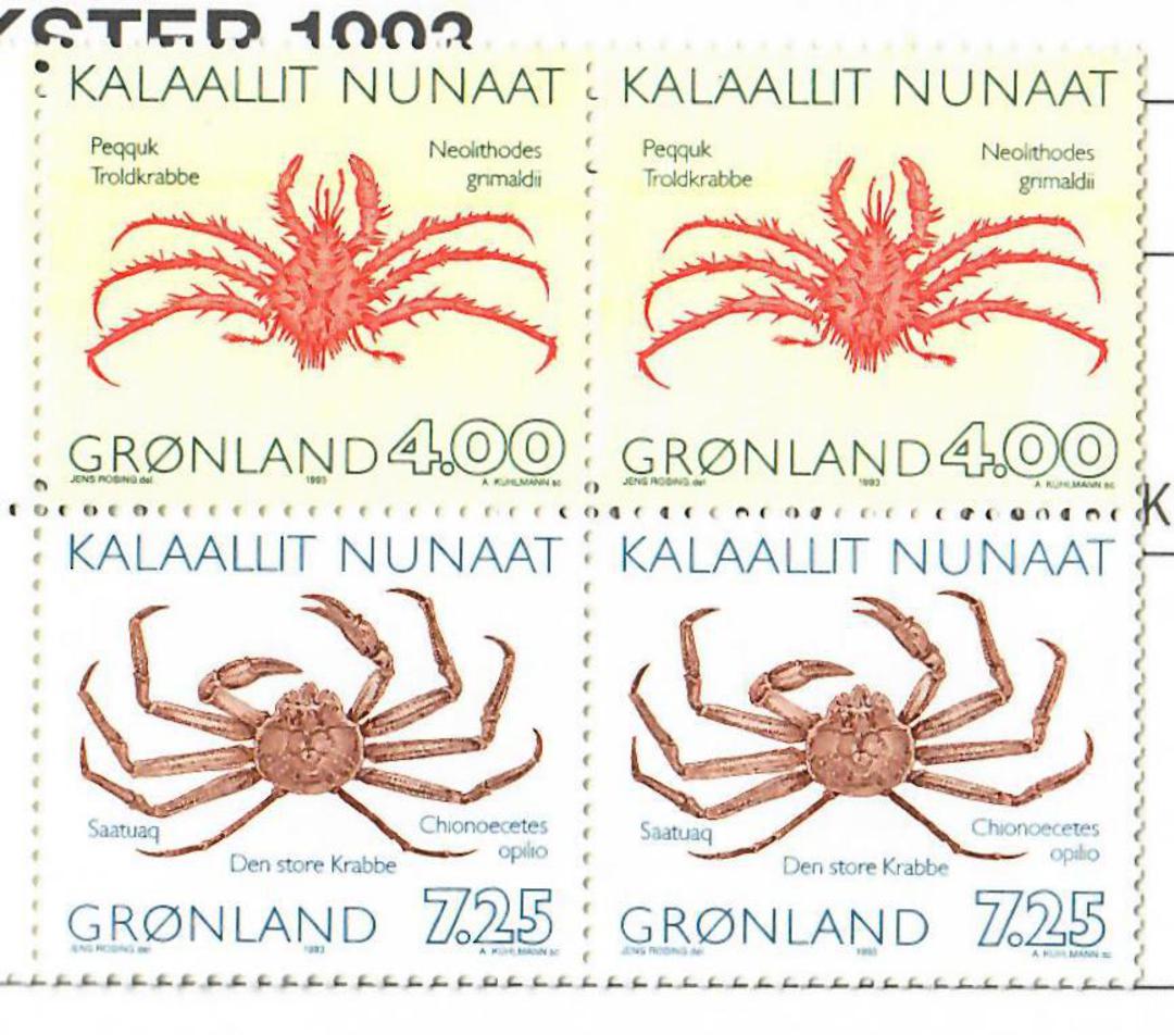 GREENLAND 1993 Booklet.  Queen Margarethe and Definitive Crabs. - 28205 - Booklet image 2