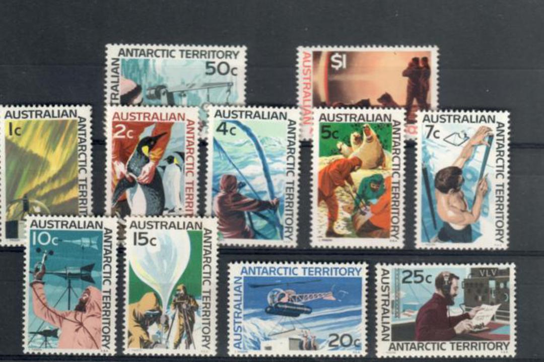 AUSTRALIAN ANTARCTIC TERRITORY 1966 Definitives. Set of 11. - 20253 - UHM image 0