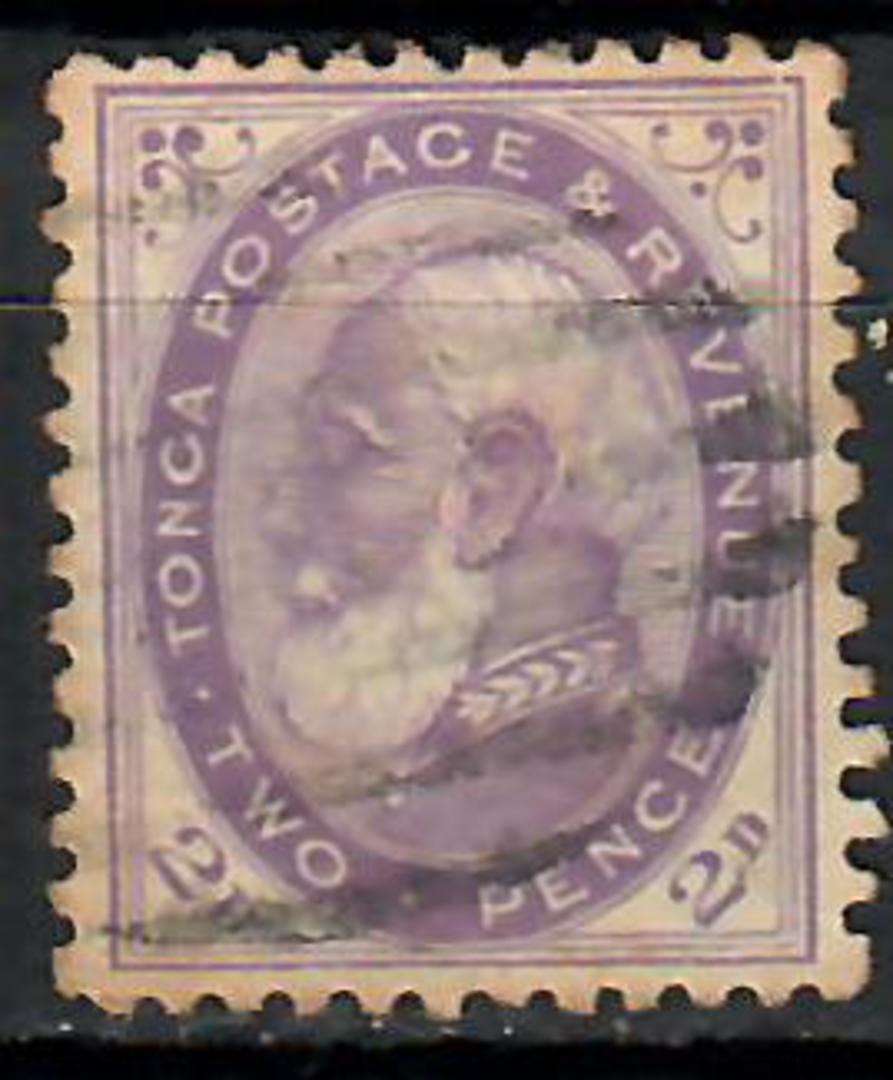 TONGA 1886 Definitive 2d Pale Violet. Perf 12½. A tidy copy. - 70803 - Used image 0