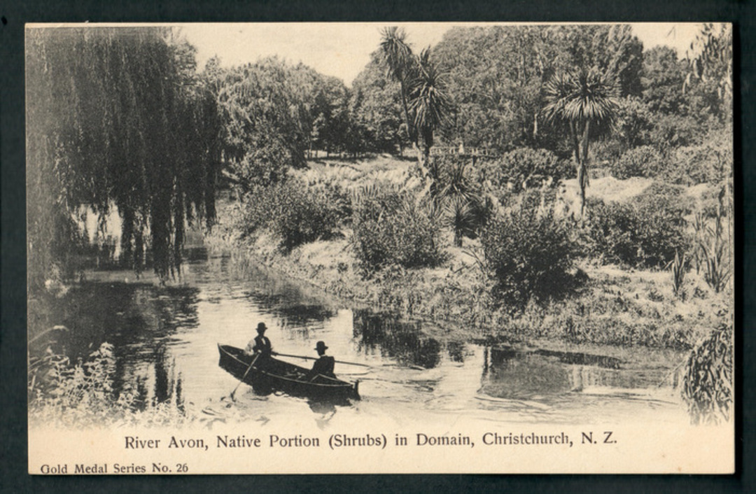 Postcard of Native Shrubs in the Domain River Avon. - 48343 - Postcard image 0