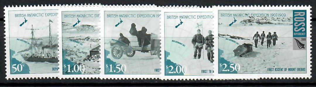 ROSS DEPENDENCY 2008 British Antarctic Expedition. Set of 5. - 70471 - UHM image 0