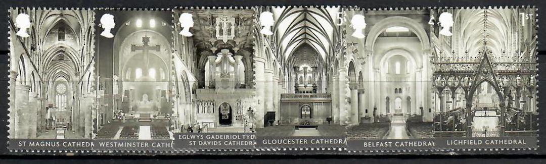 GREAT BRITAIN 2008 Cathedrals. Set of 6. - 84581 - UHM image 0