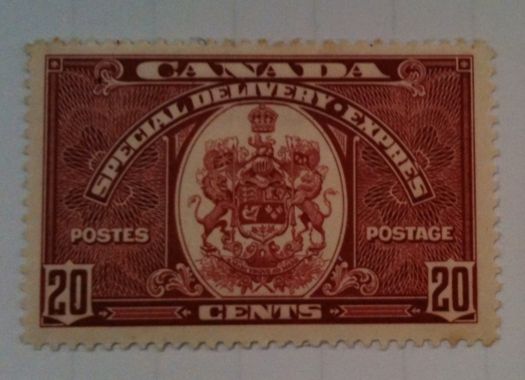 CANADA 1938 Special Delivery 20c Scarlet. - 72529 - Mint image 0