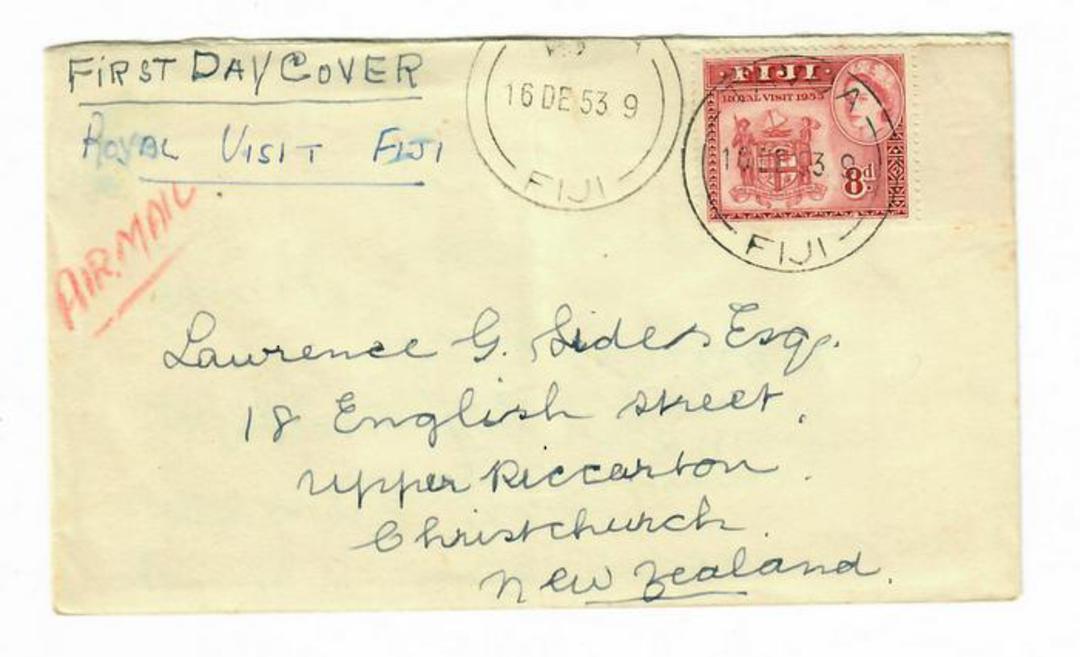 FIJI 1953 Royal Visit on first day cover. - 32118 - FDC image 0