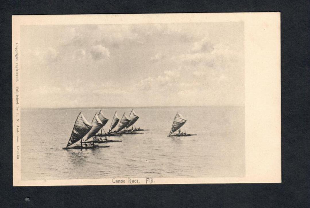 FIJI Postcard of Canoe Race. - 243862 - Postcard image 0