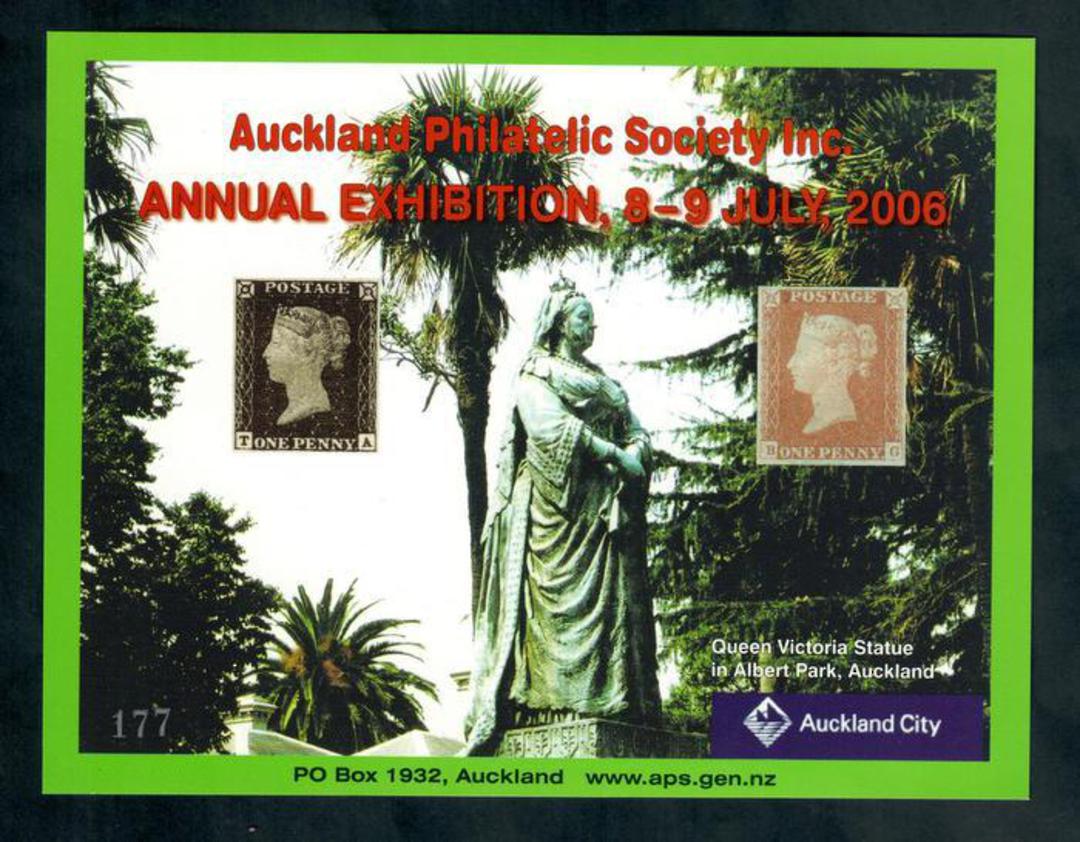NEW ZEALAND 2006 Miniature sheet issued by the Auckland Philatelic Society for their annual convention. - 52200 - UHM image 0