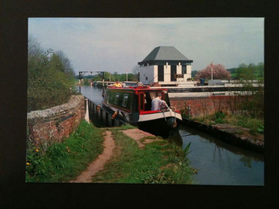 Modern Coloured Postcard of Wootton Wawen Aqueduct Stratford on Avon Canal. - 440051 - Postcard image 0
