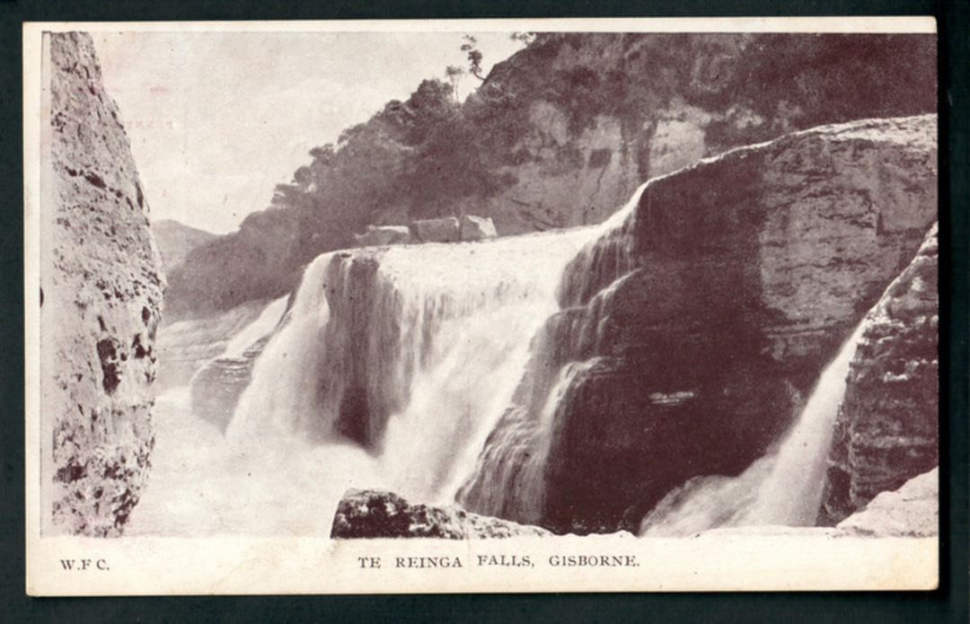 Postcard of Te Reinga Falls Gisborne. - 48180 - Postcard image 0