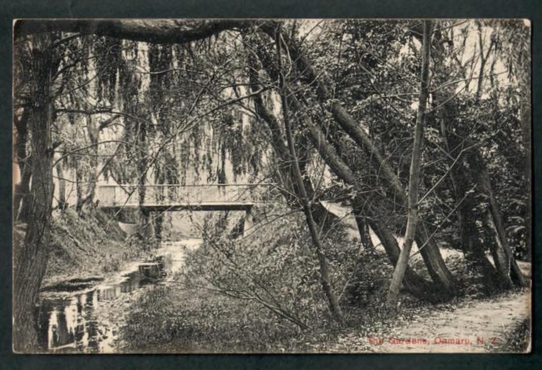 Postcard of the Gardens Oamaru. - 49521 - Postcard image 0