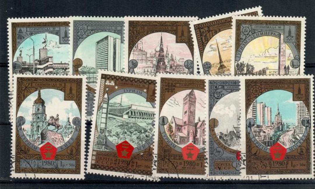 RUSSIA 1980 Olympics Tourism around the Golden Ring. Sixth Seventh and Eighth series. Set of 10. - 21369 - FU image 0