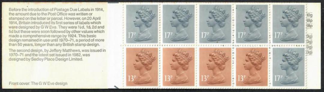 GREAT BRITAIN 1984 Booklet £1.54. Cover design Postage Dues. - 70745 - Booklet image 1