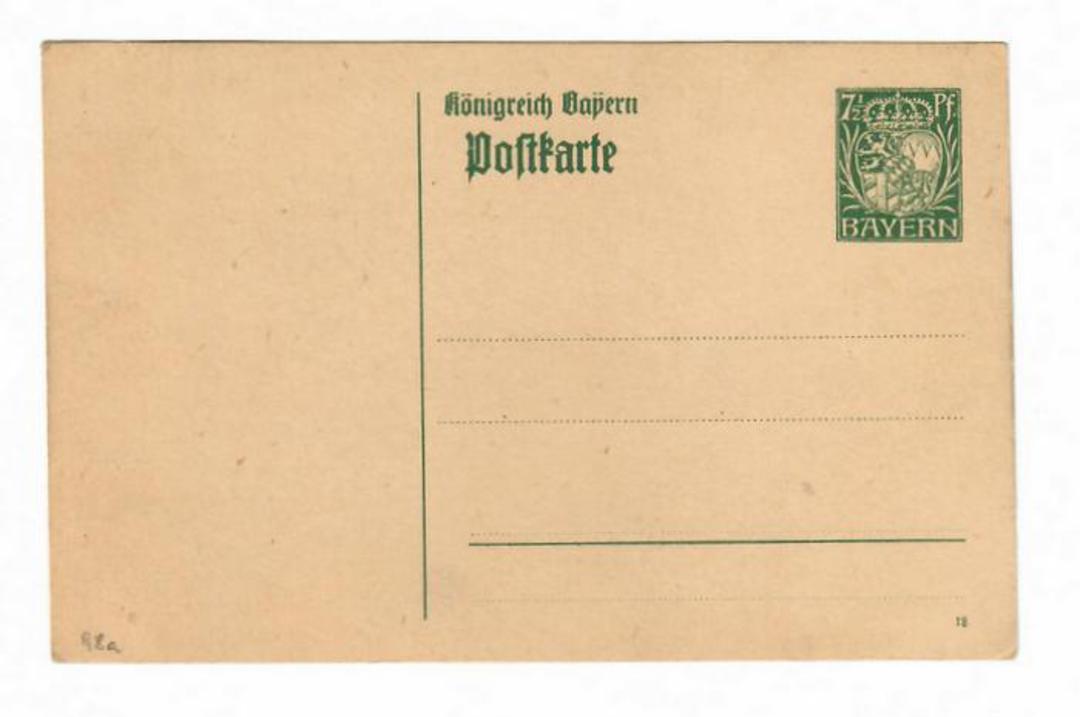 BAVARIA 1916 Postcard 7½pf in mint condition. From the collection of H Pies-Lintz. - 30987 - PostalHist image 0