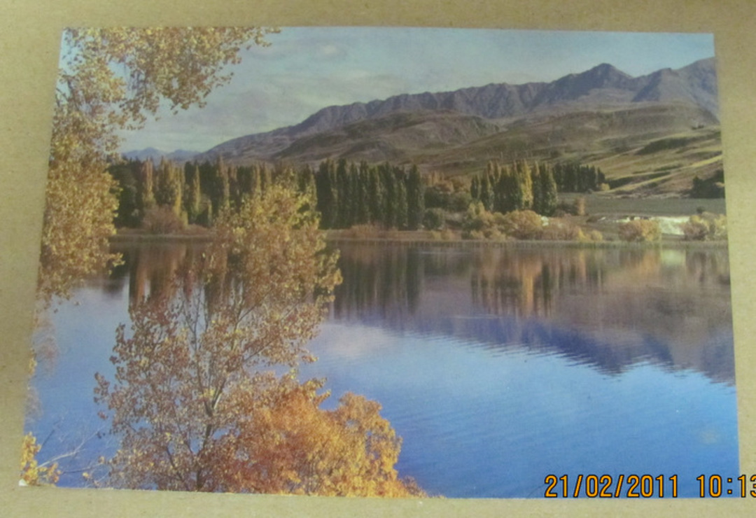 Modern Coloured Postcard by Gladys Goodall of Lake Hayes. - 444225 - Postcard image 0
