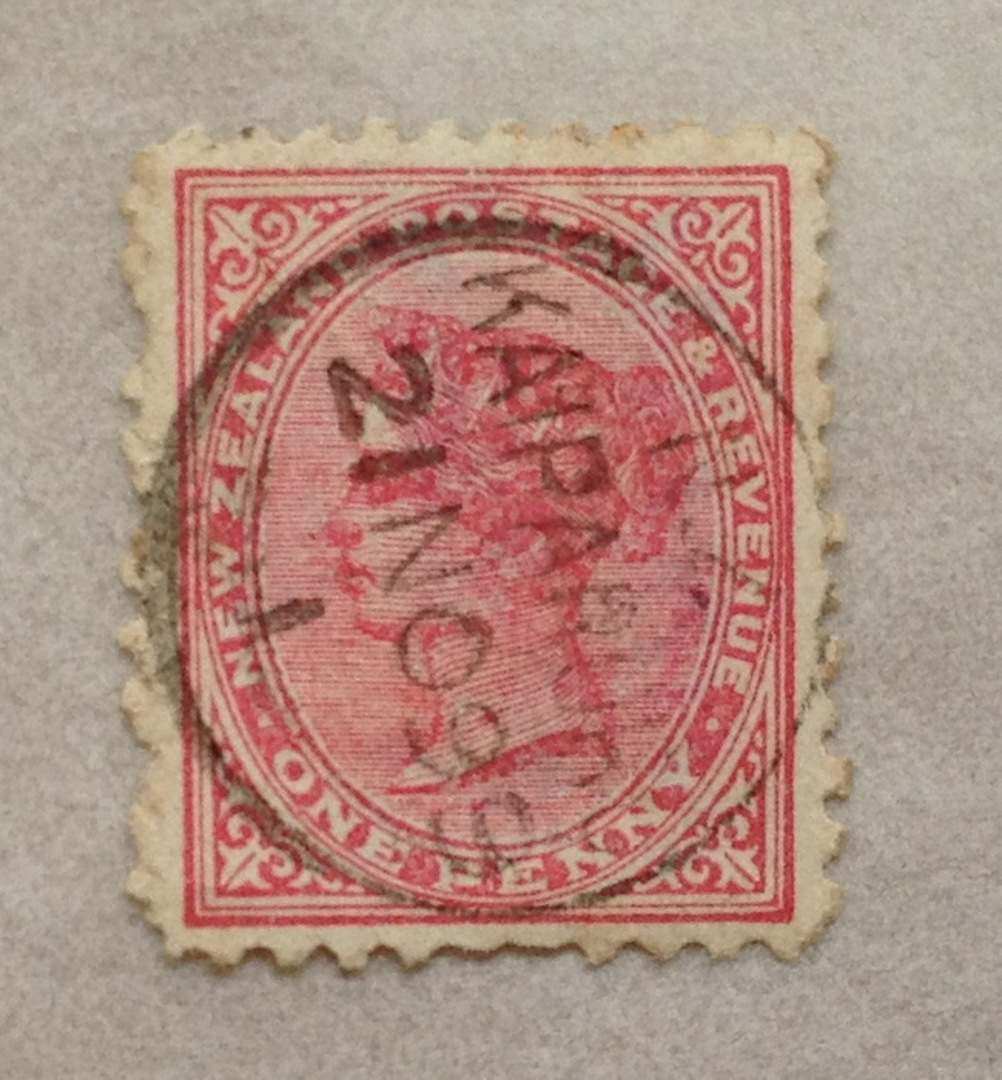 NEW ZEALAND Postmark Masterton KAIPARORO. Closed 1916. A Class cancel on 1d Second Sideface. - 79345 - Postmark image 0