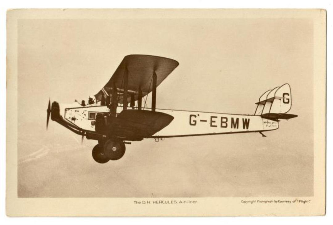 Real Photograph of the D H Hercules Air Liner. - 40894 - Postcard image 0