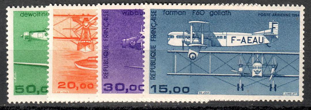 FRANCE 1984 Aeroplanes. Set of 4. - 72333 - UHM image 0