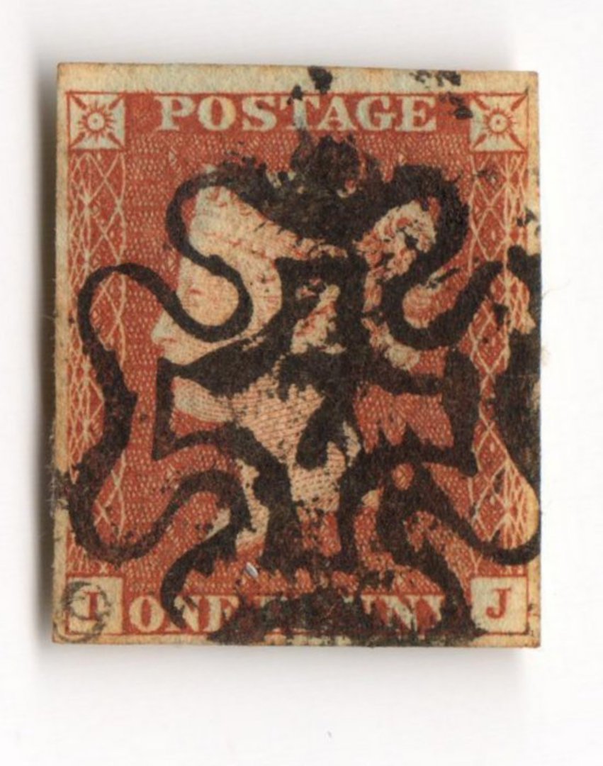 GREAT BRITAIN 1841 1d Red Maltese Obliterator. Number 7. - 70232 - FU image 0