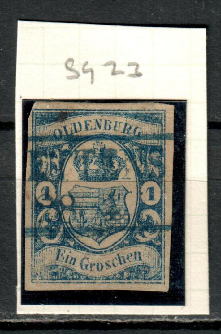 OLDENBURG 1861 Definitive 1g Bright Blue. From the collection of H Pies-Lintz. - 77453 - GU image 0