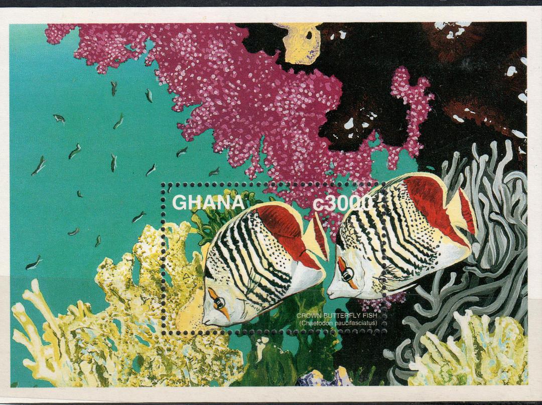 GHANA Fish Miniature sheet. - 20913 - UHM image 0