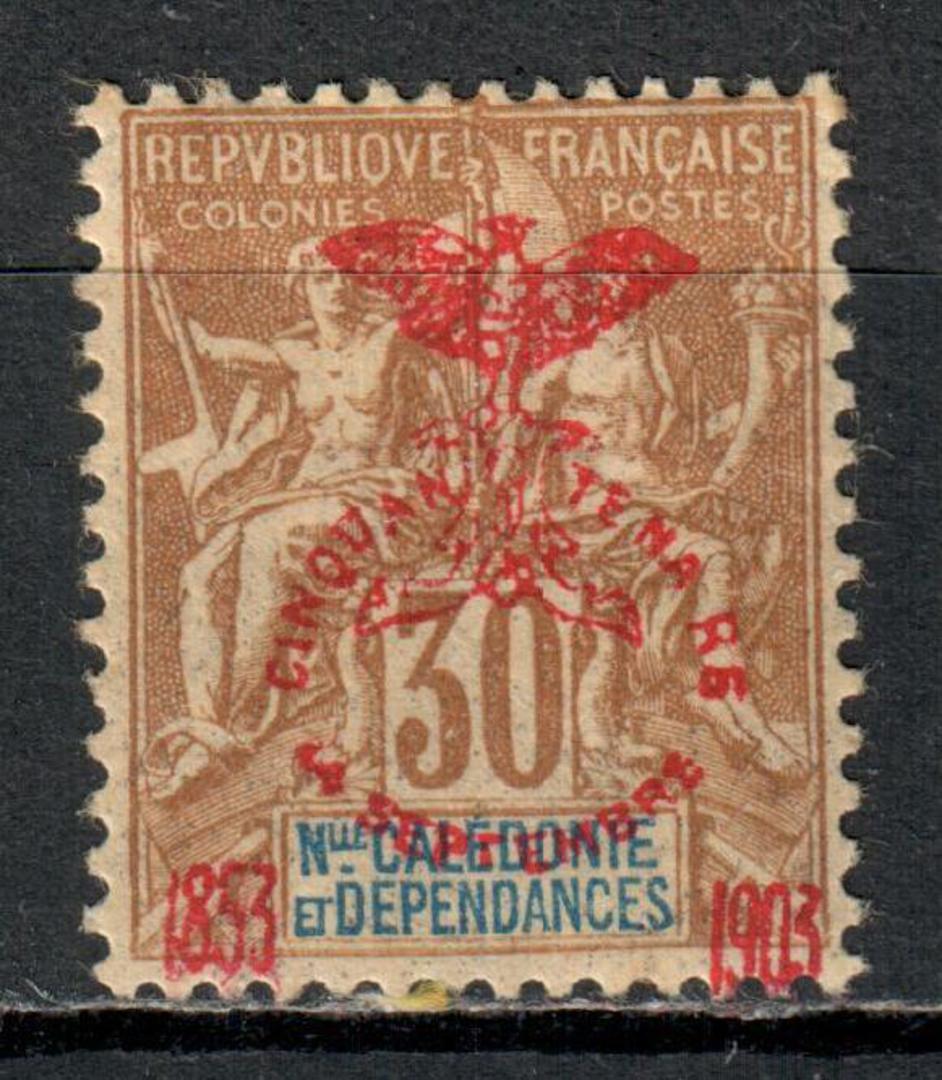 NEW CALEDONIA 1903 50th Anniversary of the French Annexation 30c Cinnamon on drab. - 1434 - Mint image 0