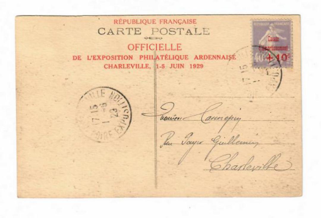 FRANCE 1929 Officielle Carte Postale de l'Exposition Philatelique Ardennaise Charleville. - 30473 - PostalHist image 0