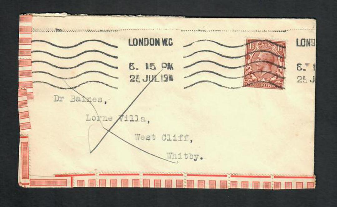 GREAT BRITAIN 1930 Internal Letter 1½d Geo 5th. - 31808 - PostalHist image 0