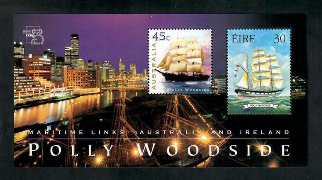 IRELAND 1999 Joint Issue with Australia. Polly Woodside. Miniature sheet - 50978 - UHM image 0