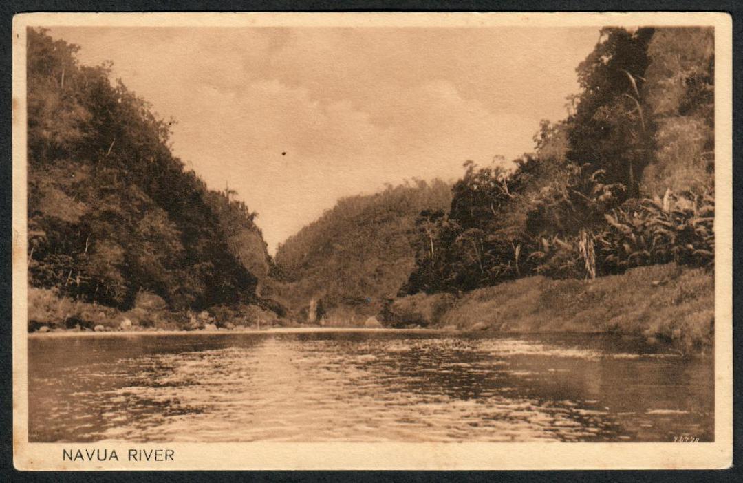 Sepia Postcard of Navua River. - 243910 - Postcard image 0