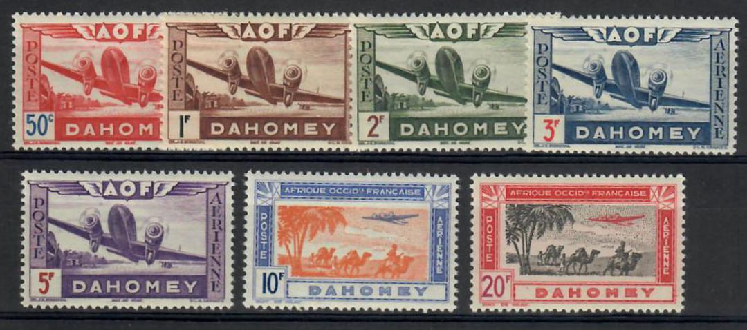DAHOMEY 1942 Airs. Set of 7. Not issued in Dahomey. Refer note in SG. - 22342 - LHM image 0