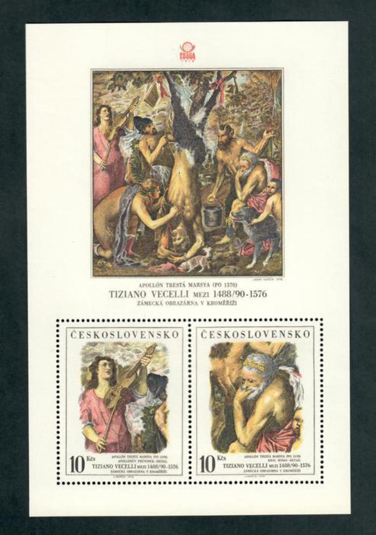 CZECHOSLOVAKIA 1978 Praga '78 International Stamp Exhibition. Tweflth series. Miniature sheet. - 52522 - UHM image 0
