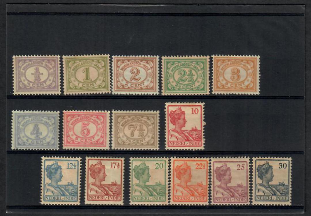 NETHERLANDS INDIES 1912 Definitives. Set of 15. - 22551 - Mint image 0