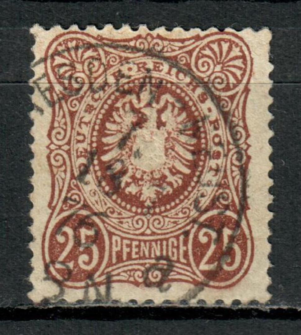 GERMANY 1875 Definitive 25pf Red-Brown. - 75440 - FU image 0