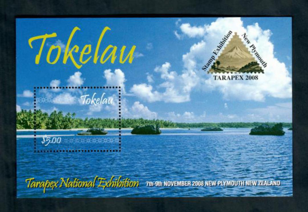 TOKELAU ISLANDS 2008 Tarapex International Stamp Exhibition. Miniature sheet. - 50012 - UHM image 0