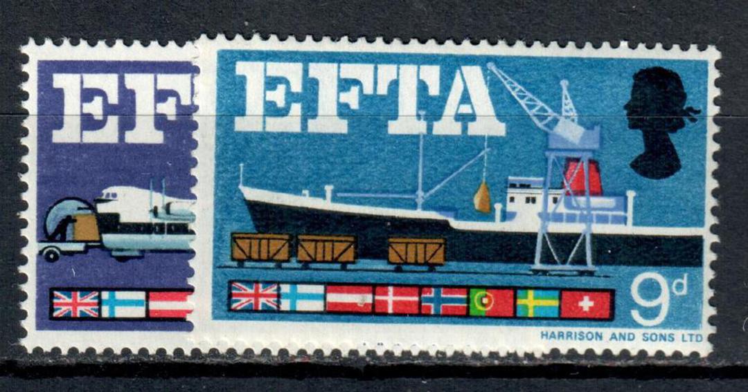 GREAT BRITAIN 1967 European Free Trade Association. Set of 2. - 9105 - UHM image 0