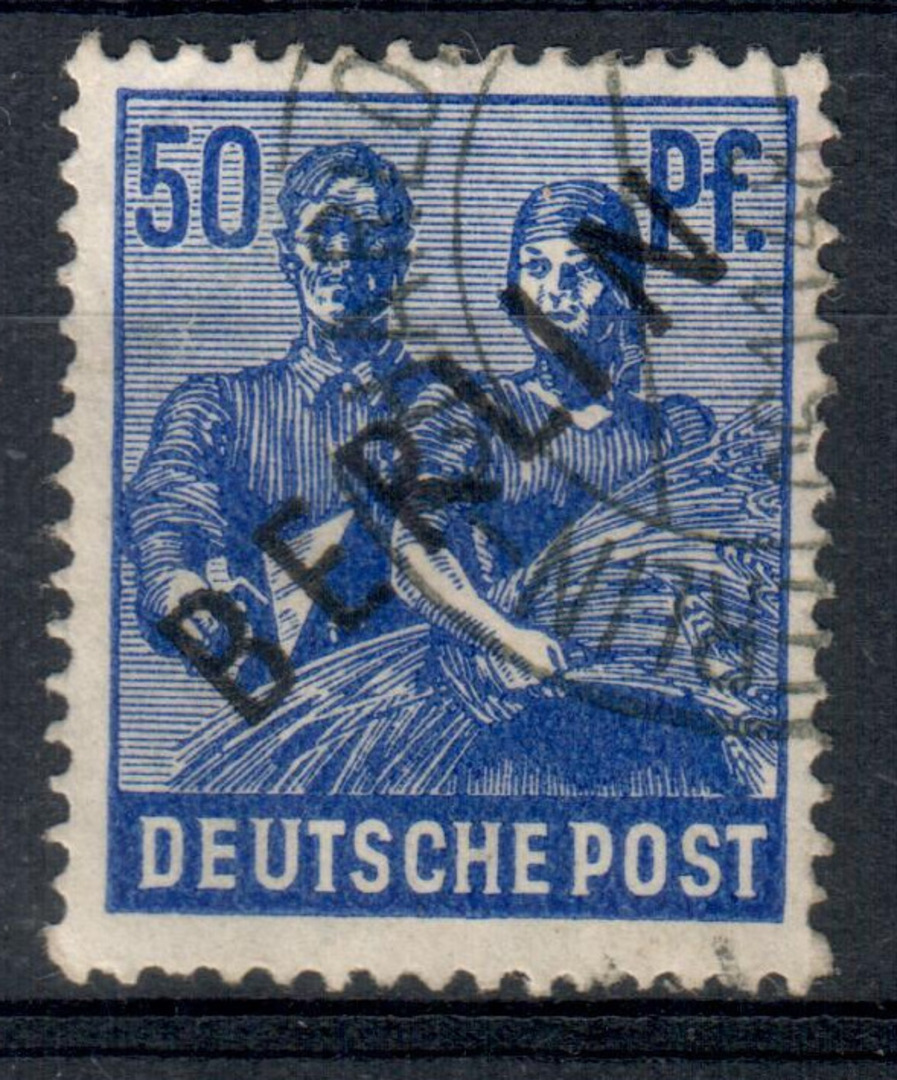 WEST BERLIN 1948 Definitive 50pf Ultramarine. - 9405 - FU image 0