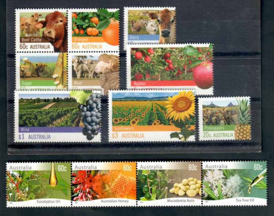 AUSTRALIA 2011 Farming. Set of 13. - 56350 - UHM image 0
