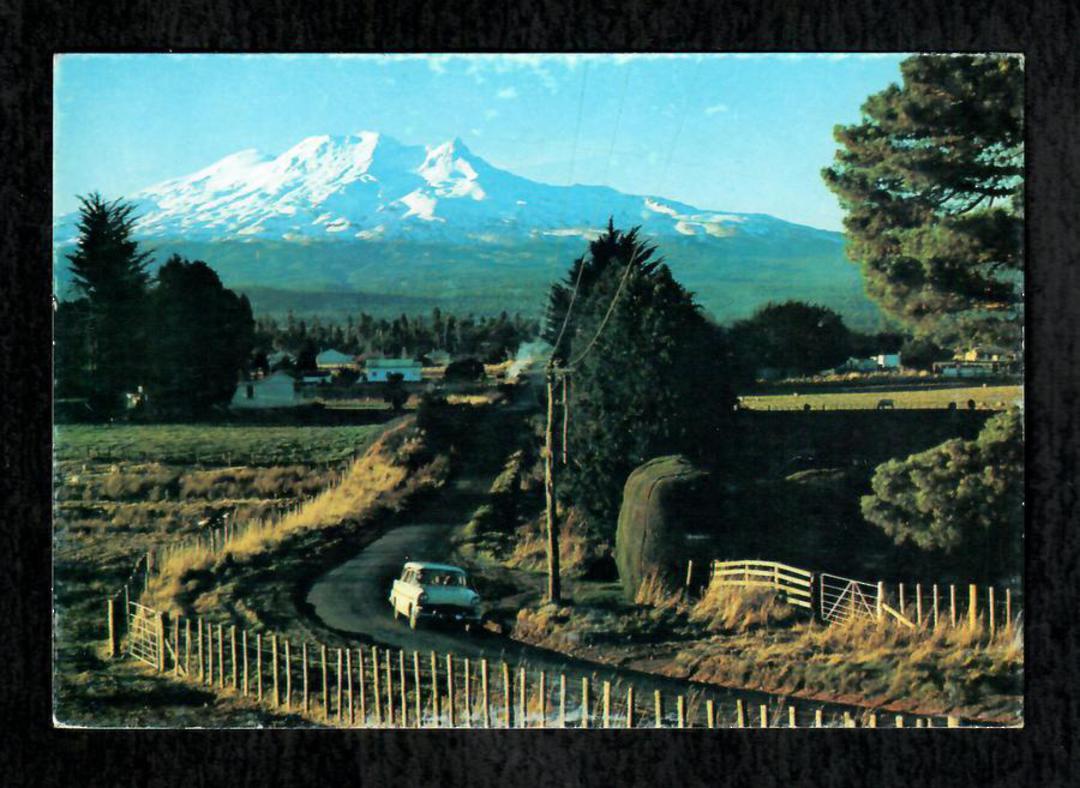 Modern Coloured Postcard of Mt Ruapehu from Rangataua. - 446809 - Postcard image 0