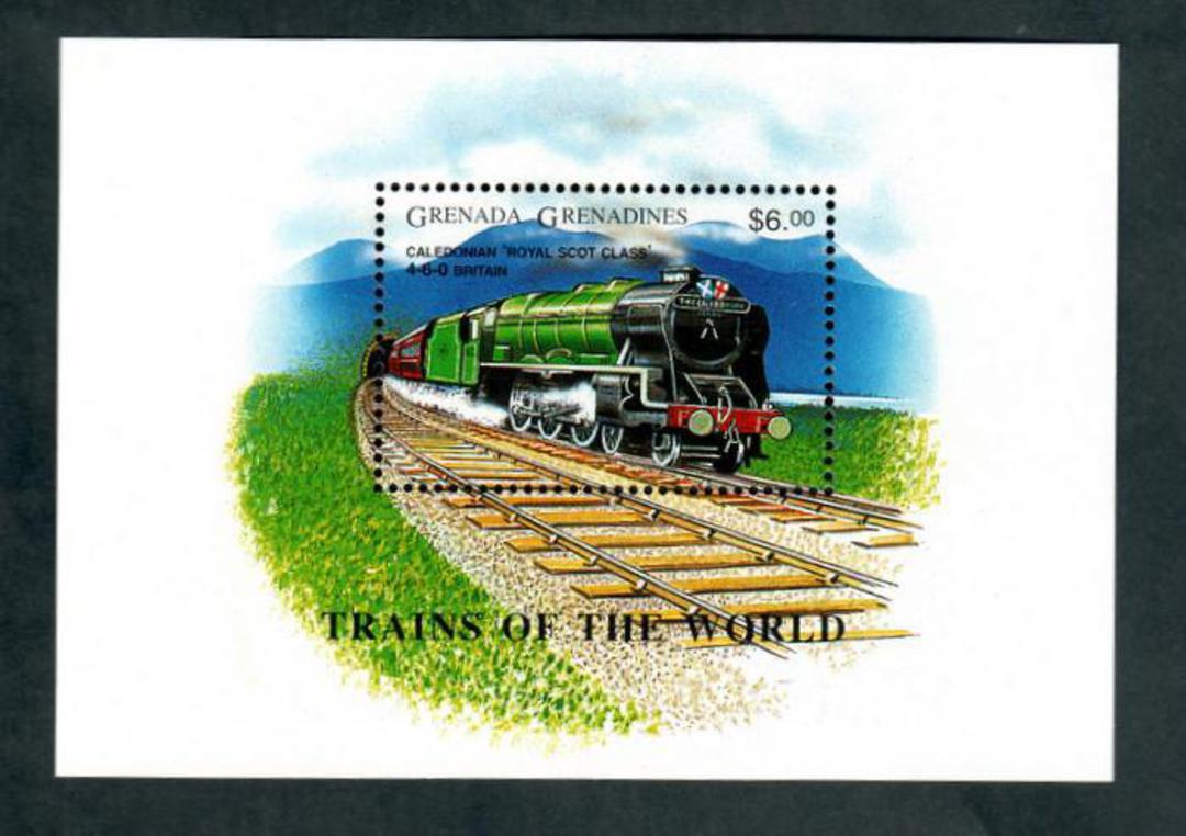 GRENADA Grenadines 1998 Trains of the World. Miniature sheet. - 50359 - UHM image 0