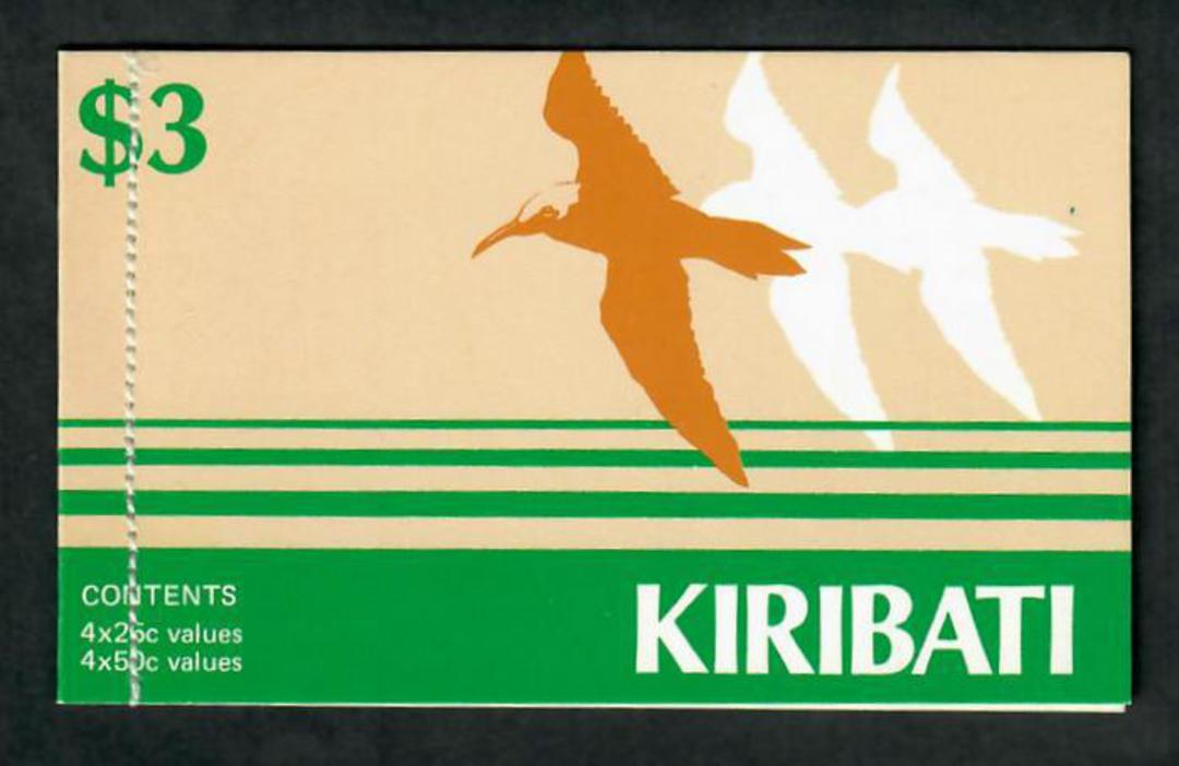 KIRIBATI 1983 Sea Birds Definitives. Booklet containing 25c block of 4 and 50c block of 4. - 51176 - Booklet image 0