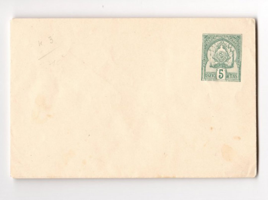 TUNISIA 1888 Postal Stationery 5c Green. Unused. - 38301 - PostalHist image 0