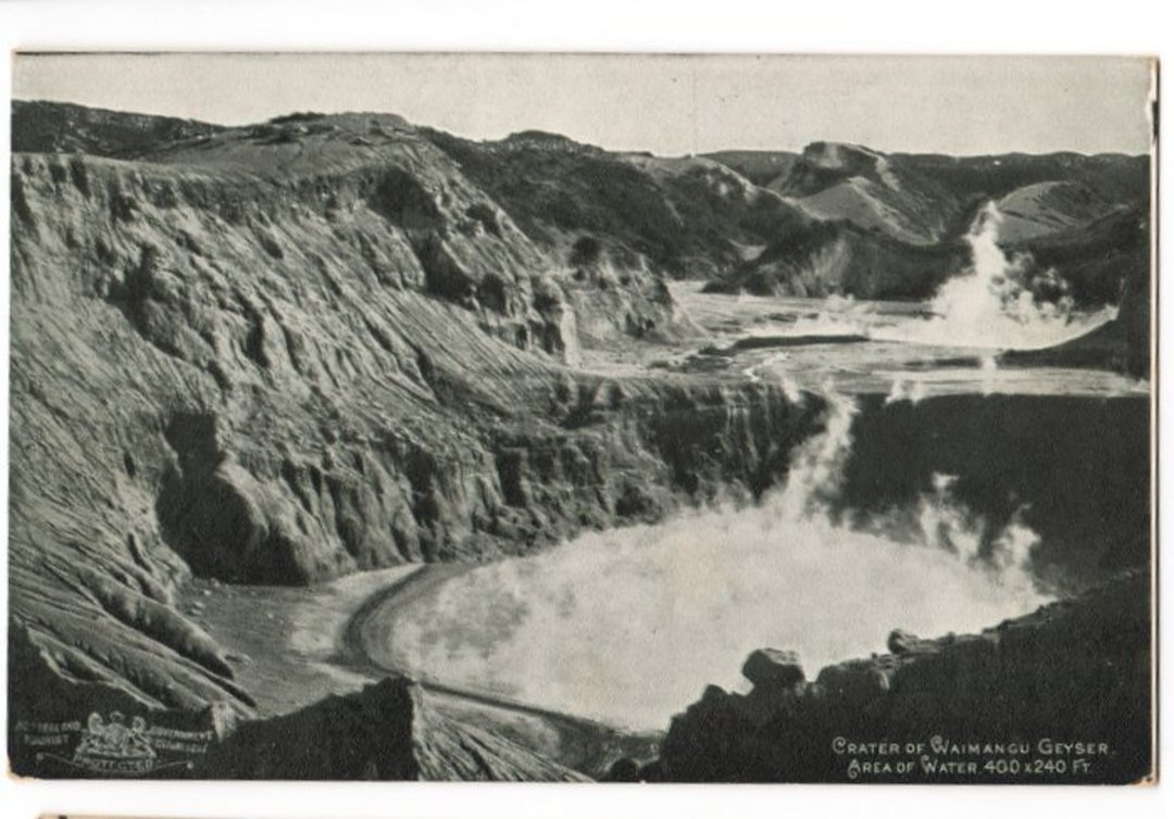 Postcard of the Crater of Waimangu Geyser. - 245925 - Postcard image 0