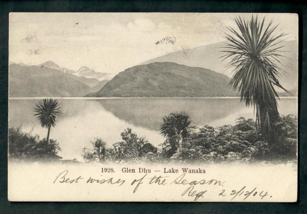 Early Undivided Postcard by Muir & Moodie of Glen Dhu Lake Wanaka. - 49036 - Postcard image 0